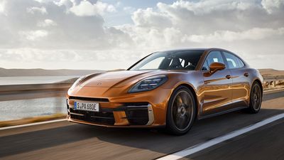 I've had a go in Porsche's new Panamera, and it's hydraulic suspension will give a West Coast lowrider a run for its money