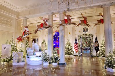 First lady Jill Biden unveils this year's White House Christmas decorations