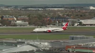 Virgin Atlantic: First ever transatlantic flight fuelled by cooking oil takes off from Heathrow