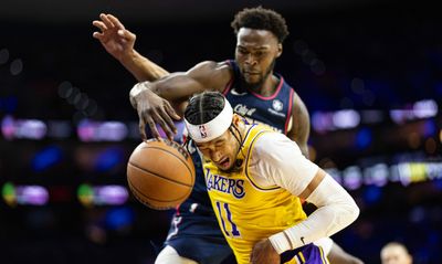 The Lakers react to their beatdown at the hands of the 76ers on Monday