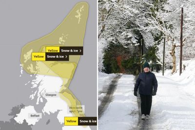 Where will it snow in Scotland this week? Map shows where it will hit in the UK