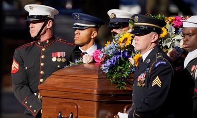Rosalynn Carter memorial service: Jimmy Carter joins mourners at Atlanta church – as it happened