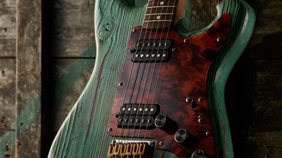 Neet the boutique guitar built out of old floor joists, reclaimed Fender parts… and a Squier Affinity neck: Maybury Upscaler Fish Hook S review