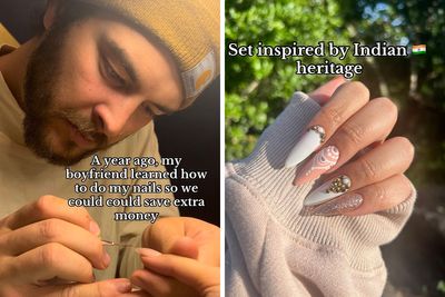 Man Learns Nail Art In A Bid To Save Girlfriend’s Money, Becomes A Pro