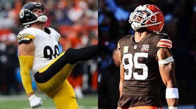 Steelers’ Mike Tomlin Puts Foot Down on T.J. Watt vs. Myles Garrett Debate