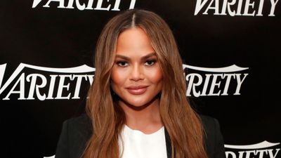 Chrissy Teigen's entryway incorporates this underrated material – it's a masterclass in rustic minimalism