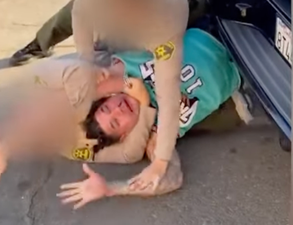 Bodycam video captures violent chokehold arrest of amputee