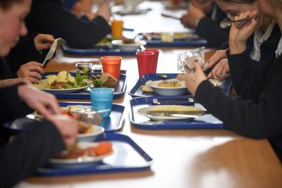 Schools providing ‘fourth emergency service’ feeding families in need – study