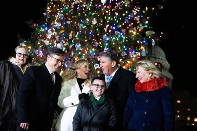 Speaker Mike Johnson invokes ‘reason for the season’ at Capitol Christmas Tree lighting - Roll Call