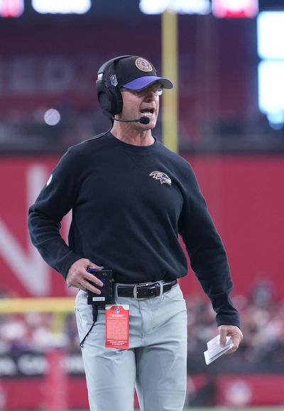 Ravens HC John Harbaugh discusses travel schedule of team in 2023