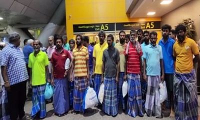 Tamil Nadu: 21 fishermen reach Chennai today after being released from Sri Lanka prisons