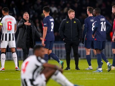 Newcastle let down by ‘poor’ penalty call to leave Eddie Howe ‘hugely frustrated’ in Champions League