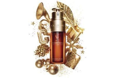 Go for gold at the Clarins Christmas boutique this winter season