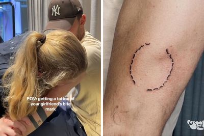 Man Mocked For Getting “Stupidest Tattoo Ever” To Symbolize Love With Girlfriend
