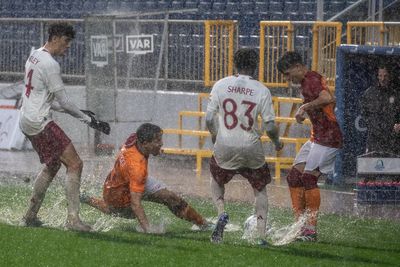 Uefa makes decision on Manchester United’s crucial Champions League game after torrential rain