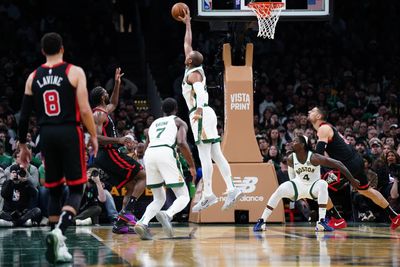 On the Boston Celtics obliterating the Chicago Bulls to advance in the in-season tournament