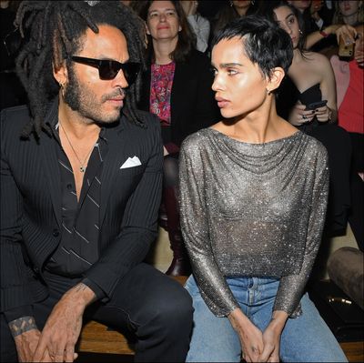 Zoe and Lenny Kravitz Reveal Why They Had to "Get Rid of People"