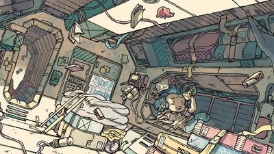 Frontier is a stunning new sci-fi graphic novel from Citizen Sleeper artist Guillaume Singelin
