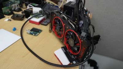 Raspberry Pi 5 successfully uses external graphics card