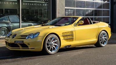 You Can Own This This 60-Mile Ronald McDonald-Themed Mercedes SLR Roadster