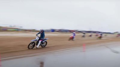 Watch Guy Martin Race A Stark Varg On The Beach