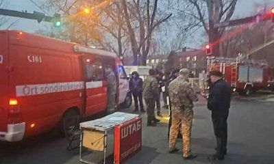 Kazakhstan: 13 killed in hostel fire in Almaty