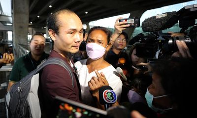 ‘We haven’t slept a wink’: families welcome freed Thai hostages home