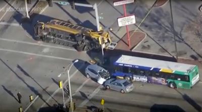 Vehicle wanted in Chicago homicide crashes into Milwaukee school bus during police pursuit