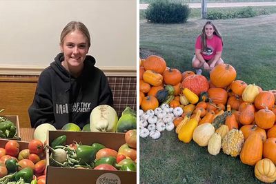 Teen Noticed Local Charities Don’t Have Fresh Produce, Grows Over 7000 Pounds Of It