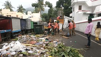 Post-festival cleaning drive to make temple town garbage-free