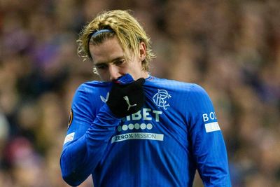 Raging Todd Cantwell boots Rangers dugout in fury after being hooked after 35 minutes