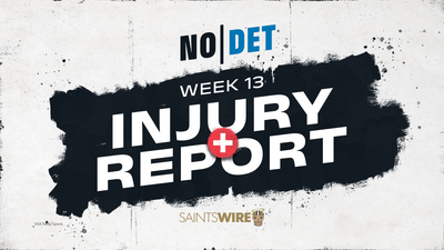 No changes for Saints on Week 13 injury report, multiple Lions upgraded