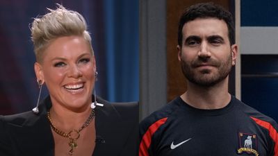 Pink Proves Ted Lasso's Brett Goldstein Is Real And Not CGI With A Funny Meet And Greet Post