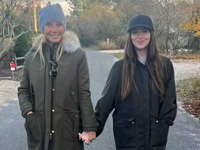 Gwyneth Paltrow shares picture of herself and Dakota Johnson holding hands