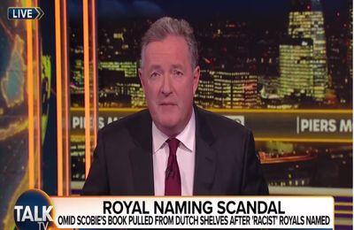 Piers Morgan Branded 'Spiteful, Nasty' After Revealing Names Of 'Racist' Royals