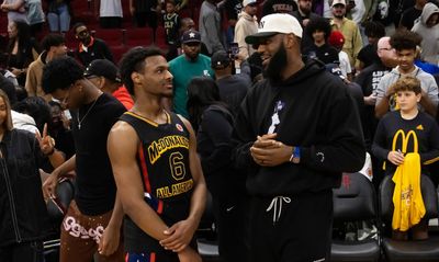 LeBron James implies he’ll skip a Lakers game to see his son play
