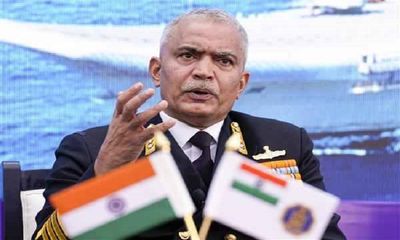 Navy Chief on convicted ex-Navy personnel in Qatar: Govt making efforts to bring them back