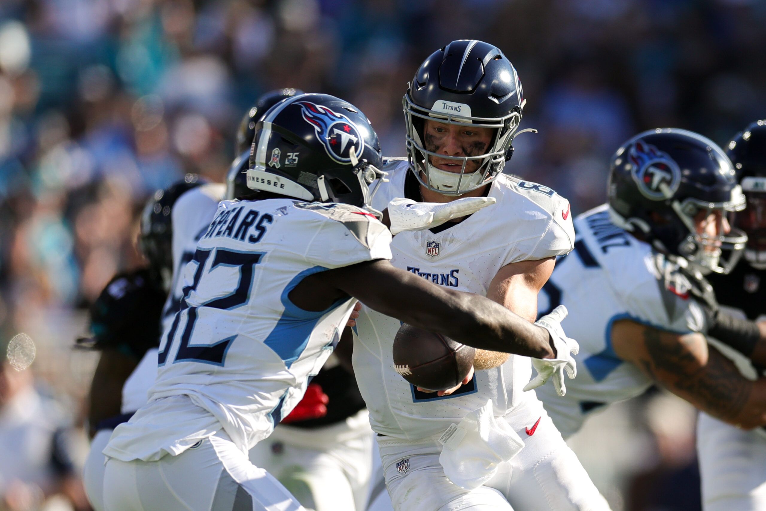Titans lead NFL in offensive snaps played by rookies…