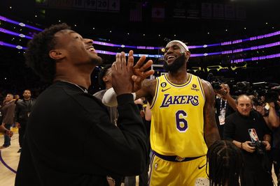 If LeBron James wants to take a game off to go support Bronny, the Lakers should let him