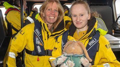 RNLI Crew Celebrates 18th Birthday Of Girl Born On Lifeboat