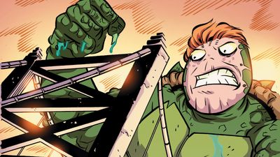 A new Titans: Beast World Tour - Metropolis preview sees Jimmy Olsen become the terrifying Turtle Boy