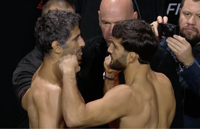 UFC on ESPN 52 faceoff video: No throat grabs during Beneil Dariush vs. Arman Tsarukyan