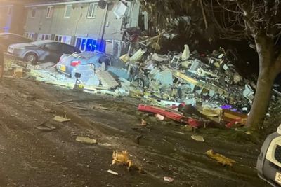 Two people pulled from rubble after large explosion in Edinburgh home