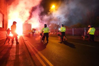 Police charge more than 40 away fans after major disorder outside Villa Park