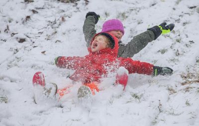 In pictures: Heavy snow hits Scotland as temperatures dip