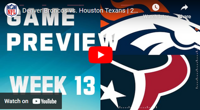 WATCH: NFL.com previews Broncos-Texans game