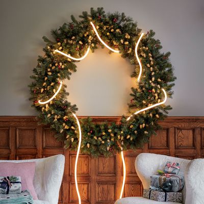 Our favourite Christmas wreath trends adorning front doors, ceilings and walls this festive season