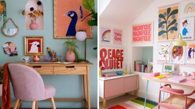 8 colorful small office ideas for a fun workspace