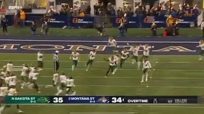 North Dakota State survives in FCS playoffs with blocked extra point against Montana State