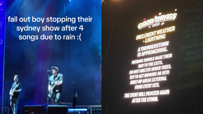 20,000 Fans Had To Leave A Sydney Music Fest During Fall Out Boy’s Set Amid Horror Storms